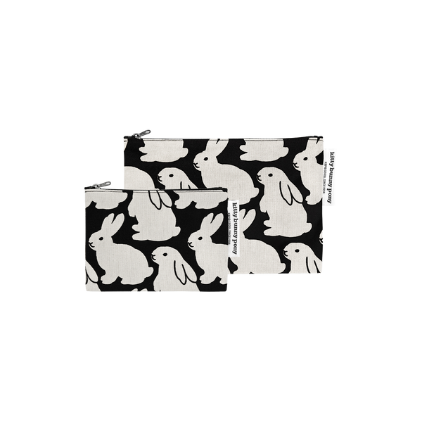 Little Black Bunnies Pouch