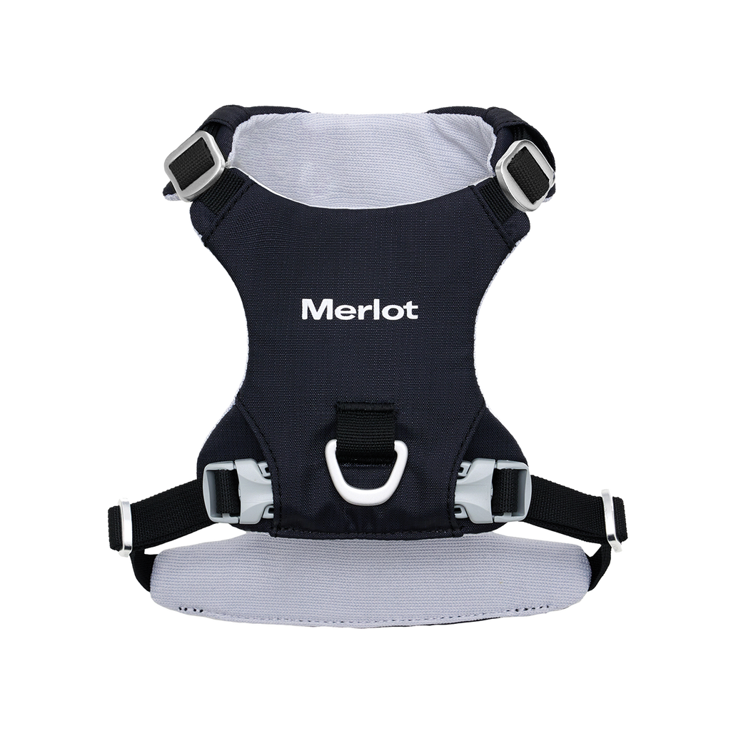 Ardor lightweight dog harness in Black Stone