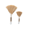 Fine Weave hand broom in beige by Bargn Workshop