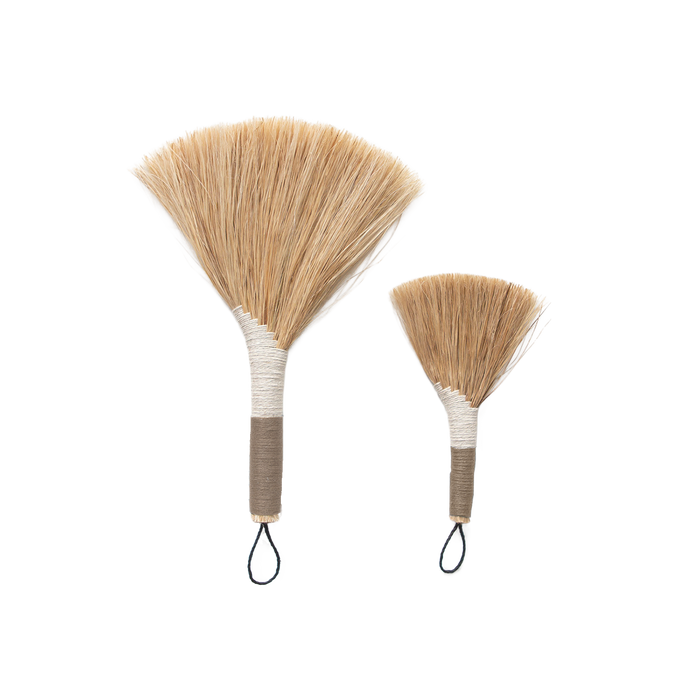 Fine Weave Broom - Beige by Bargn Workshop