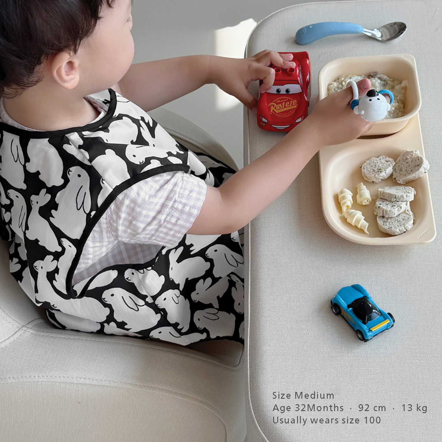 Ripstop Little Black Bunnies Kids Play Set