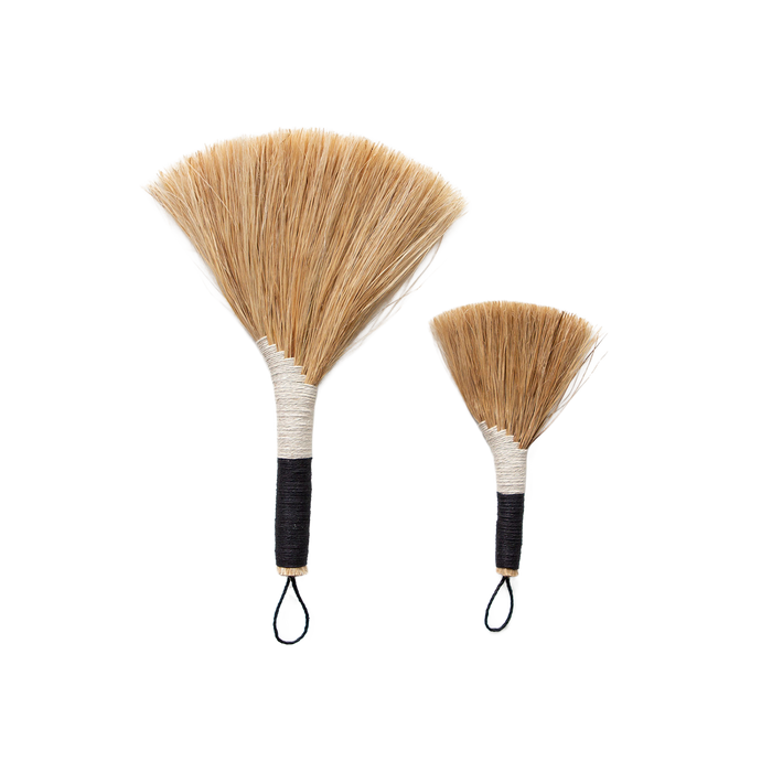 Fine Weave Broom - Black by Bargn Workshop