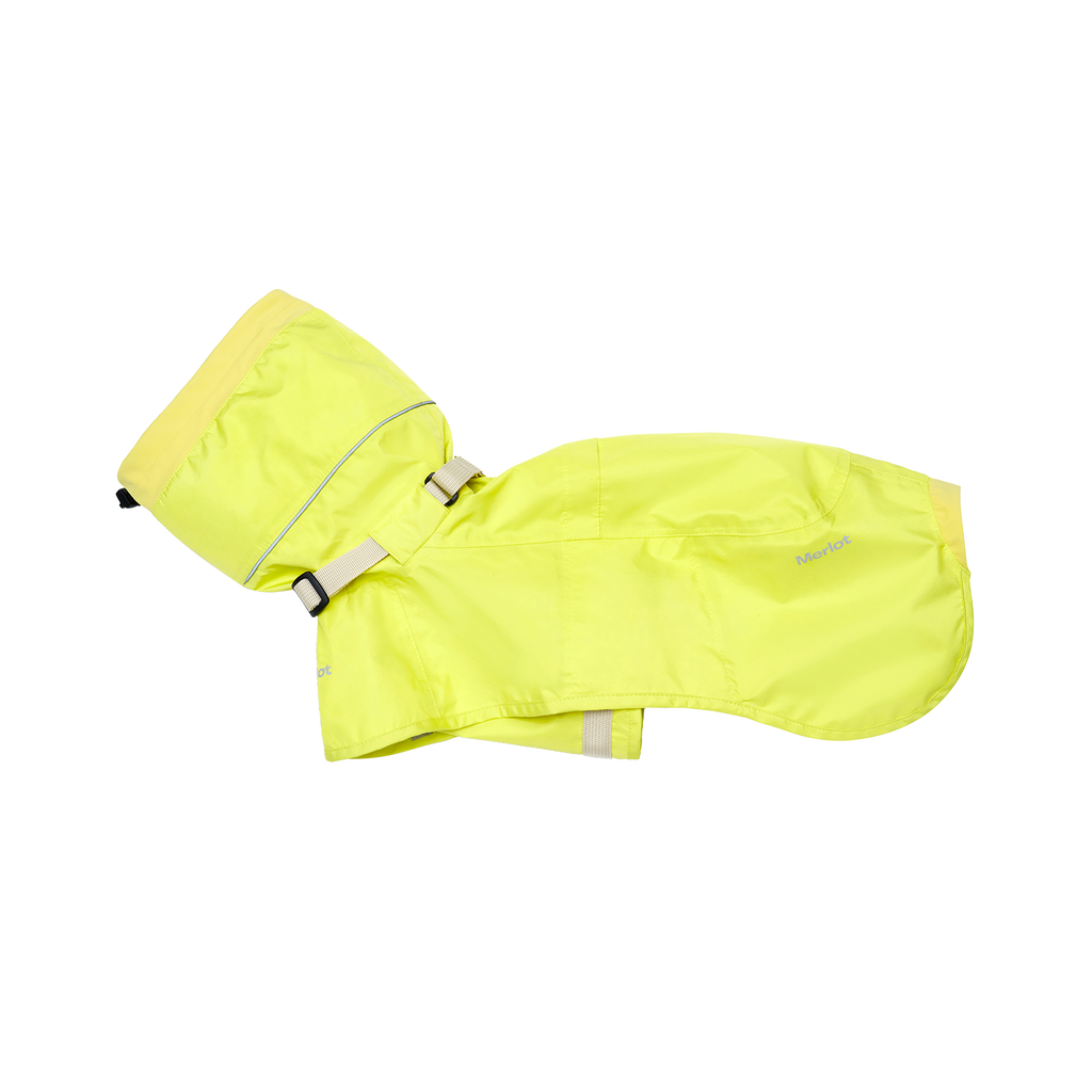 Ain lightweight dog coat in Lemon