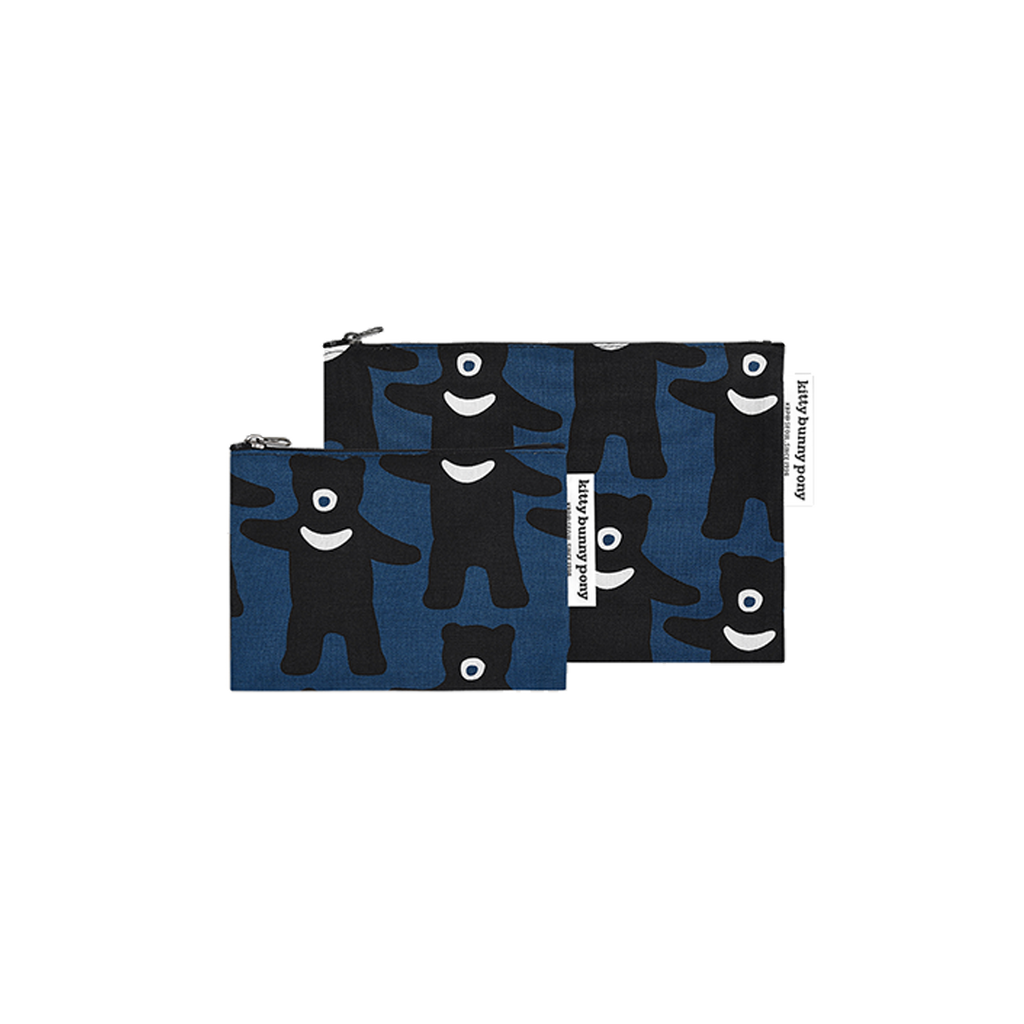 Blue Baby Boy Bear Pouch