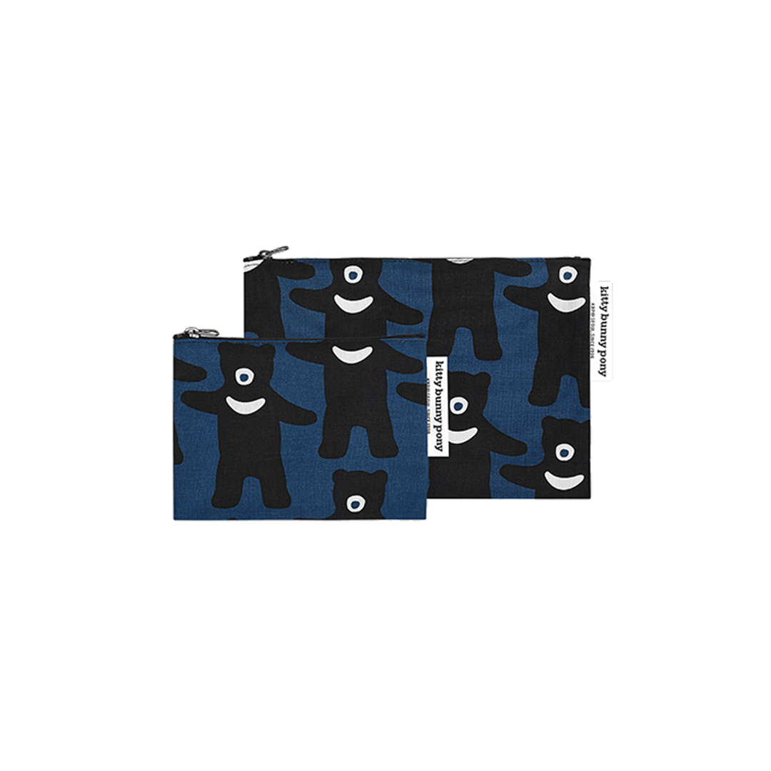 Blue Baby Boy Bear Pouch