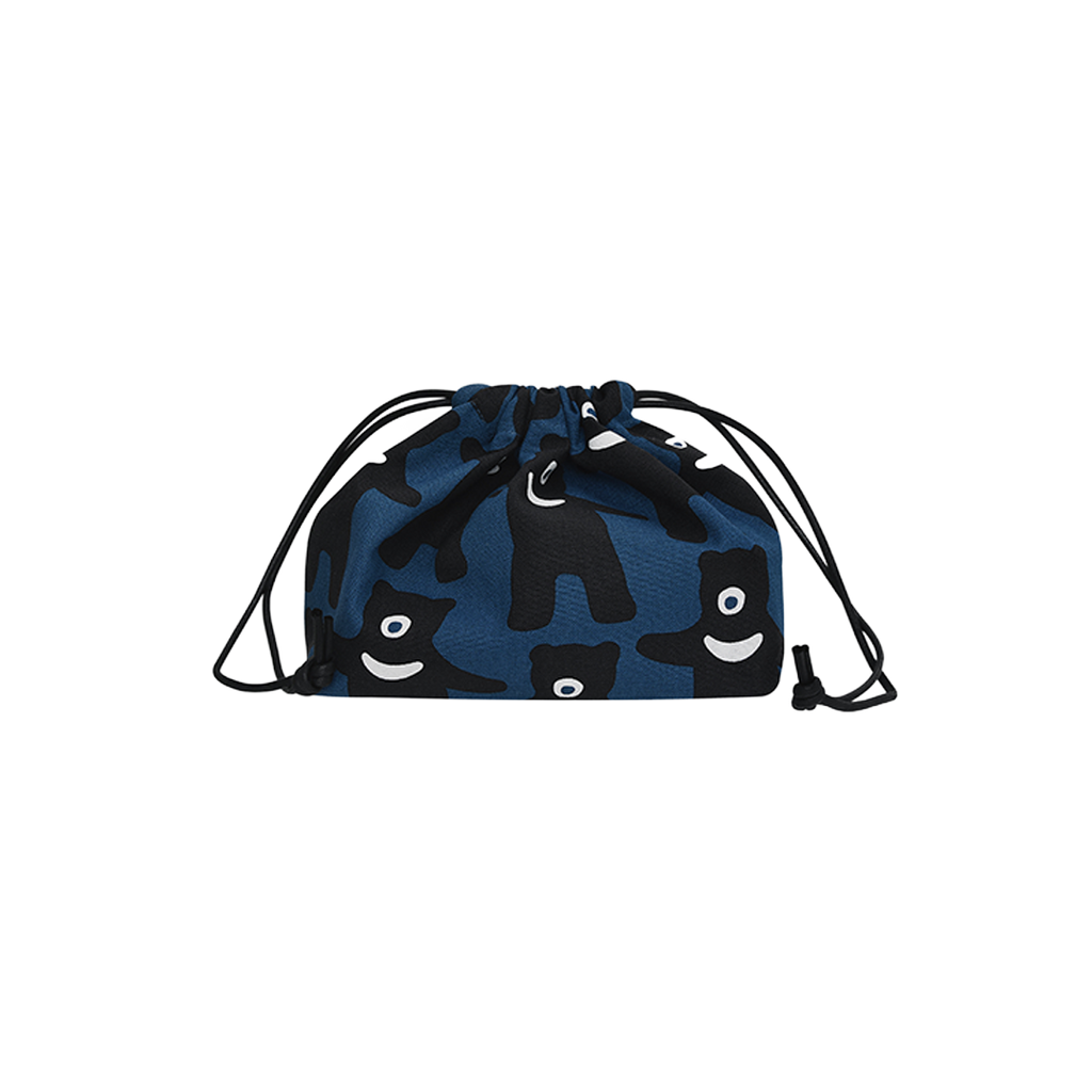 Blue Baby Boy Bear Plump Pouch