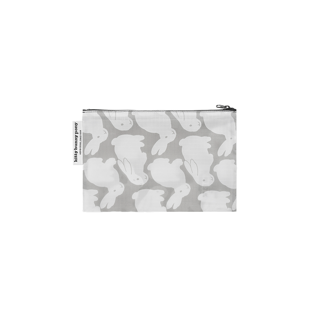 Ripstop Little Gray Bunnies Pouch