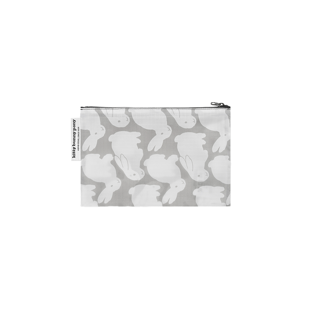 Ripstop Little Gray Bunnies Pouch