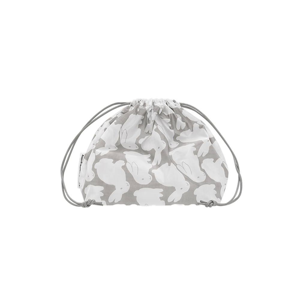 Ripstop Little Gray Bunnies Plump Pouch