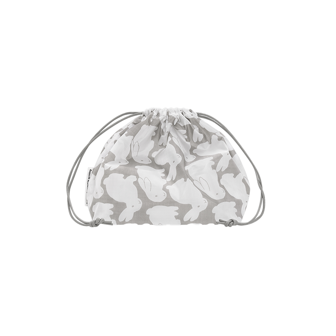 Ripstop Little Gray Bunnies Plump Pouch