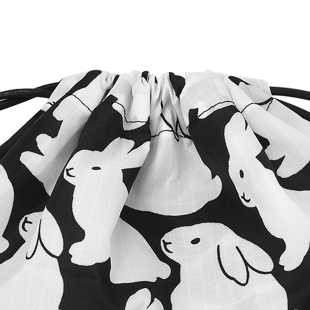 Ripstop Little Black Bunnies Plump Pouch