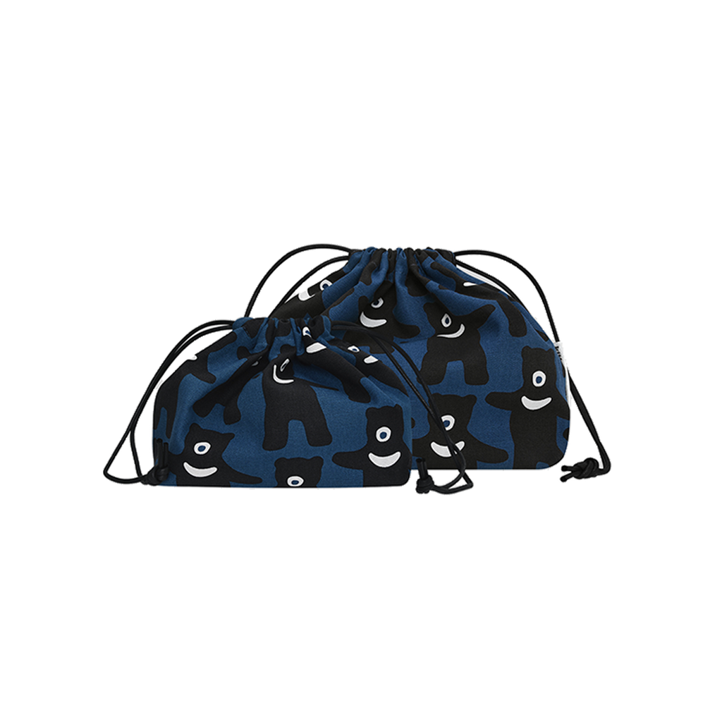 Blue Baby Boy Bear Plump Pouch