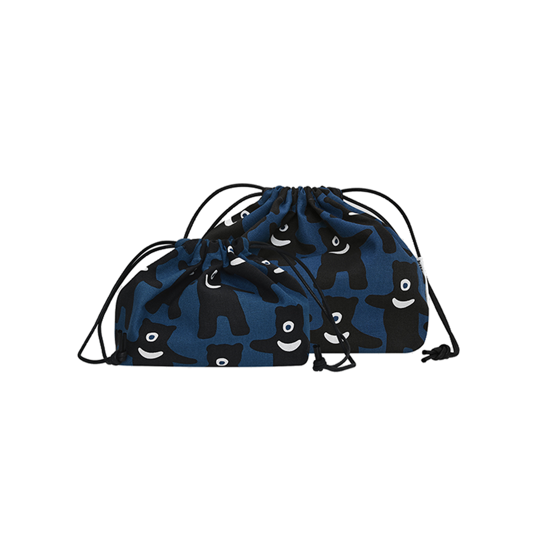 Blue Baby Boy Bear Plump Pouch