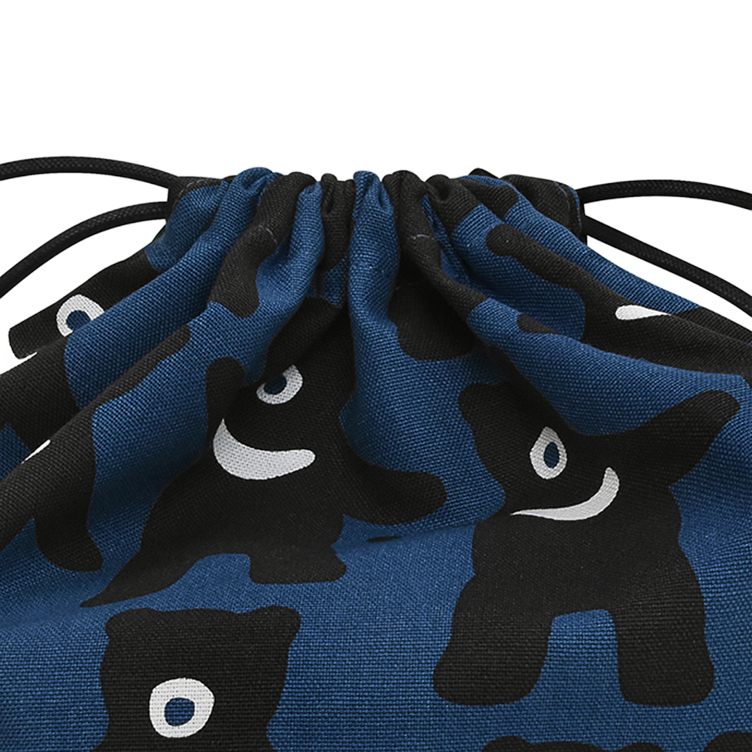 Blue Baby Boy Bear Plump Pouch