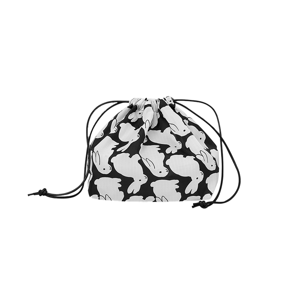 Ripstop Little Black Bunnies Plump Pouch