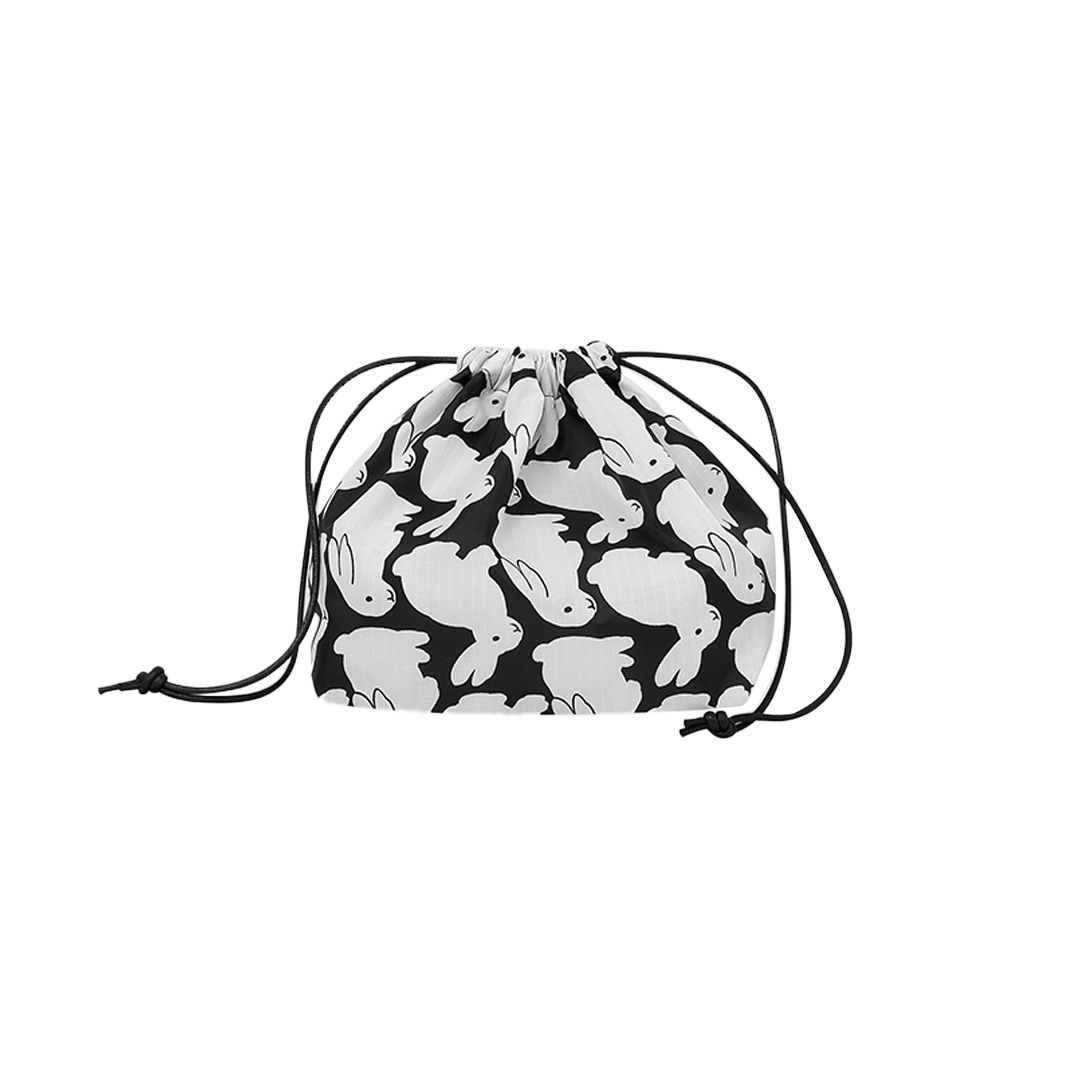 Ripstop Little Black Bunnies Plump Pouch