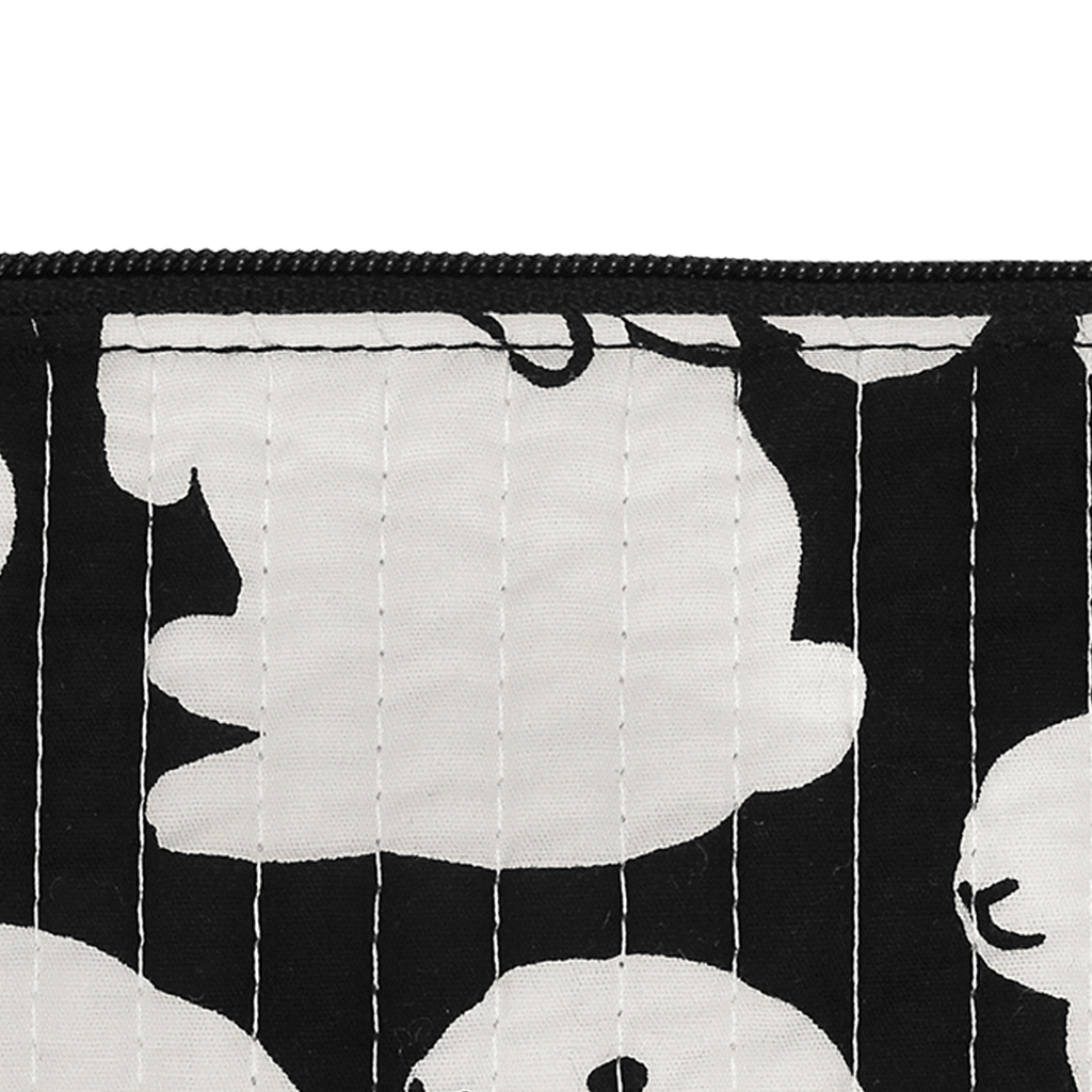 Quilting Little Black Bunnies Half Pouch
