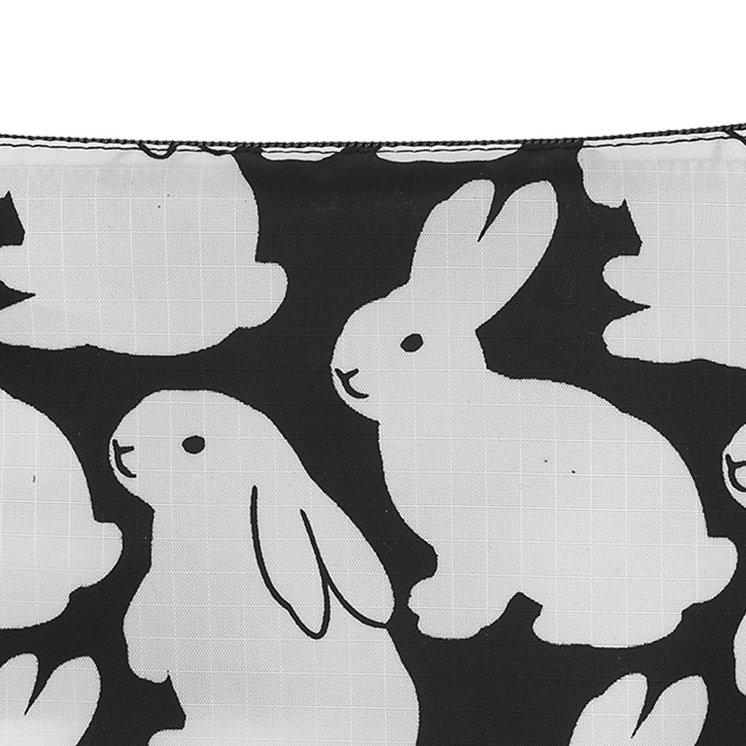 Ripstop Little Black Bunnies Pouch