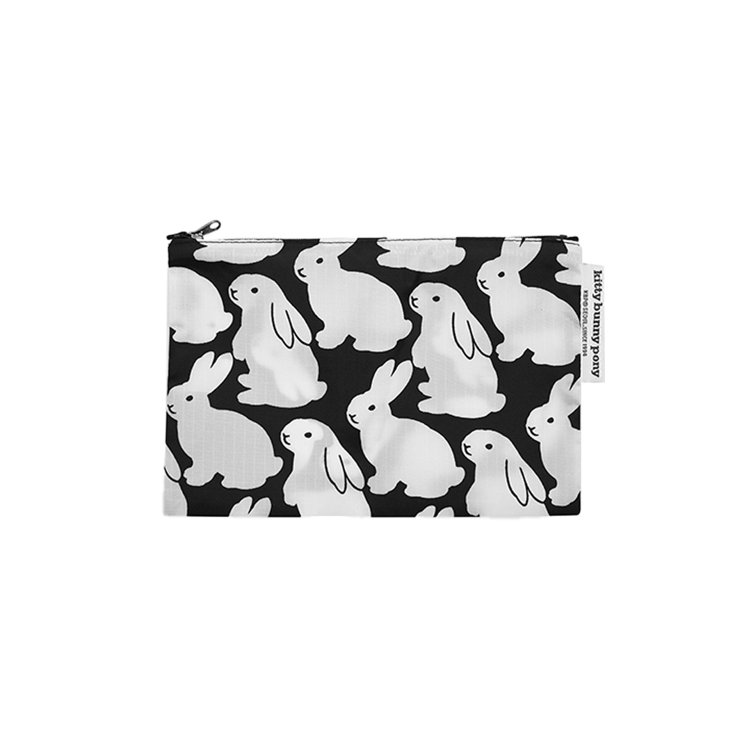 Ripstop Little Black Bunnies Pouch