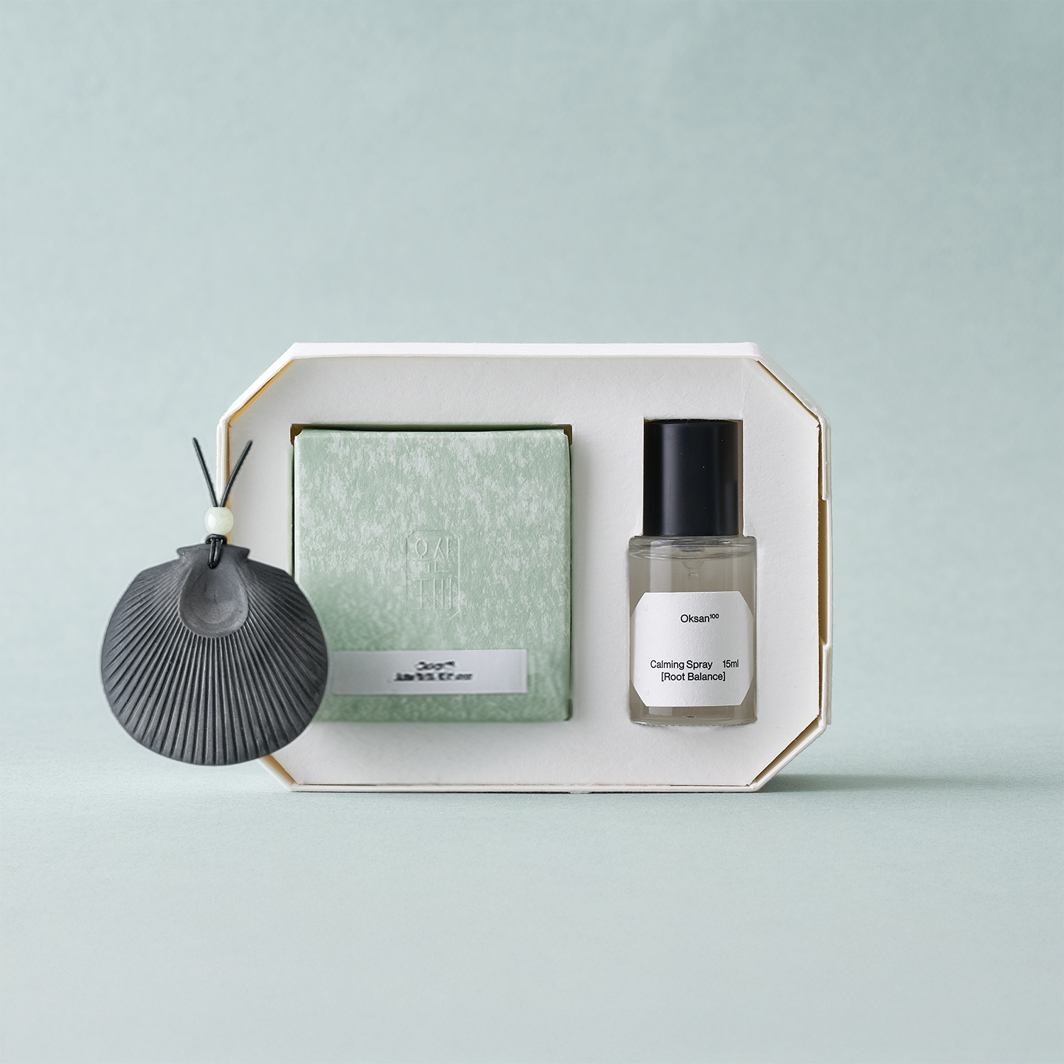 Jade Shell Diffuser Ritual Set [Root Balance]
