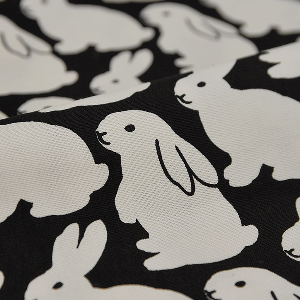 Little Black Bunnies Hobo Bag