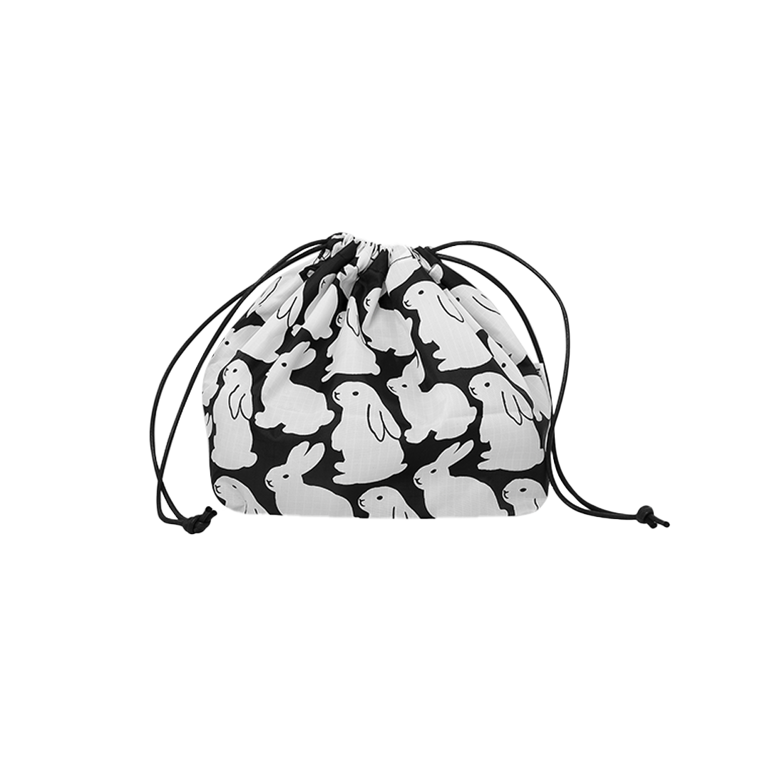Ripstop Little Black Bunnies Plump Pouch