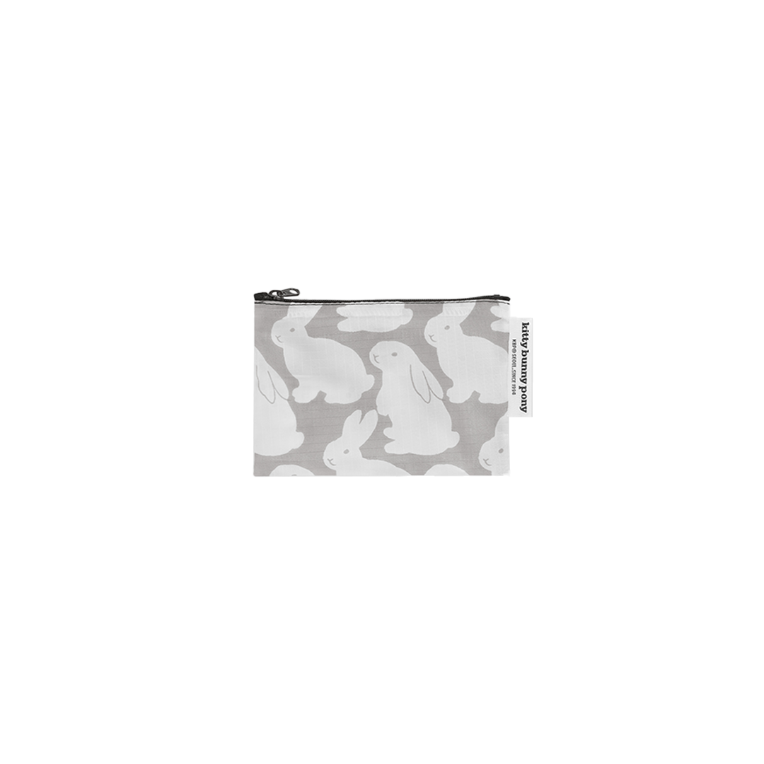 Ripstop Little Gray Bunnies Pouch
