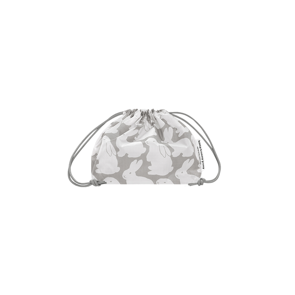 Ripstop Little Gray Bunnies Plump Pouch