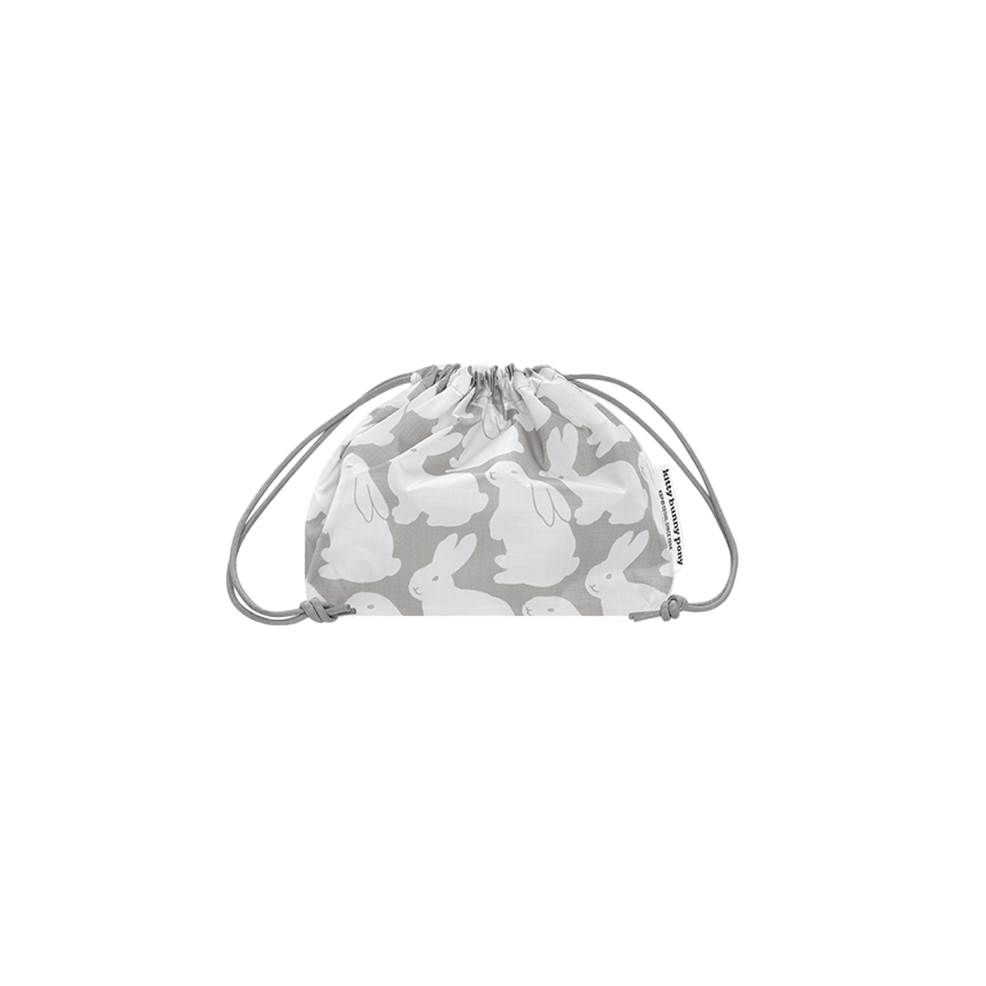 Ripstop Little Gray Bunnies Plump Pouch