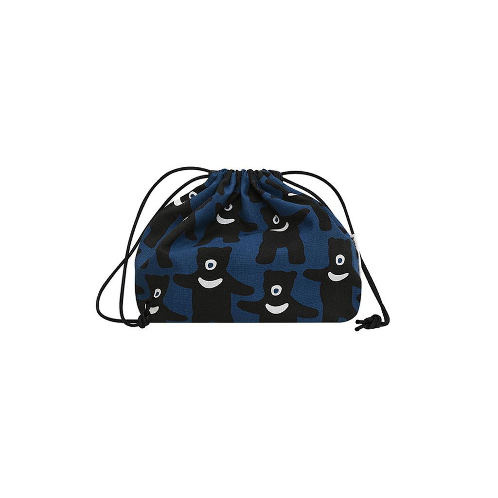 Blue Baby Boy Bear Plump Pouch
