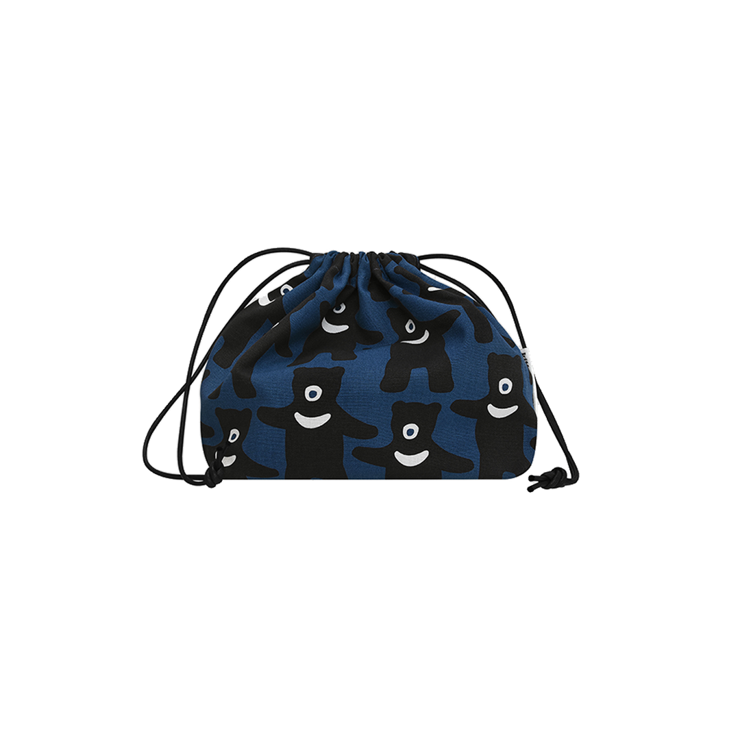 Blue Baby Boy Bear Plump Pouch