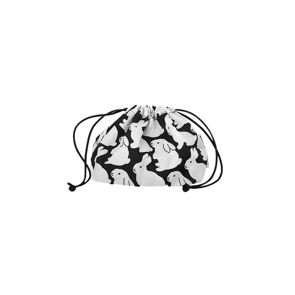 Ripstop Little Black Bunnies Plump Pouch