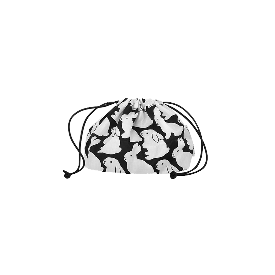 Ripstop Little Black Bunnies Plump Pouch