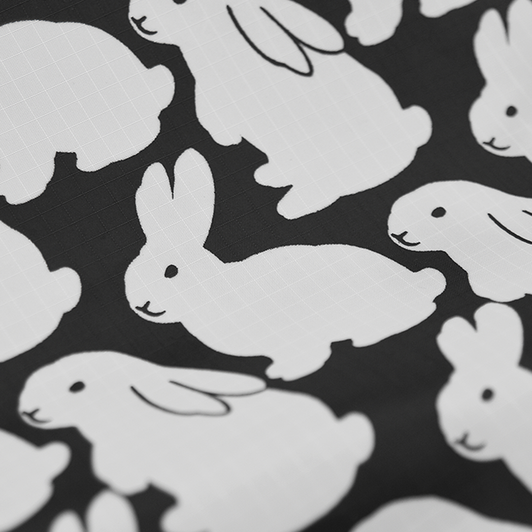 Ripstop Little Black Bunnies Soft Big Bag