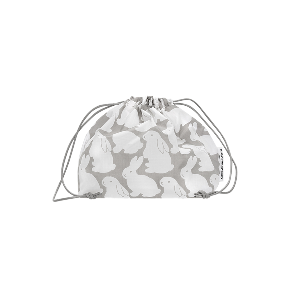 Ripstop Little Gray Bunnies Plump Pouch
