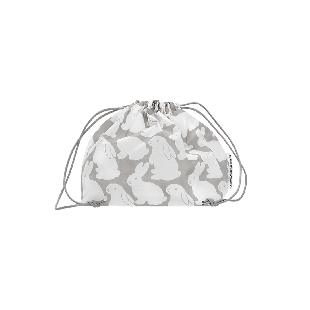 Ripstop Little Gray Bunnies Plump Pouch