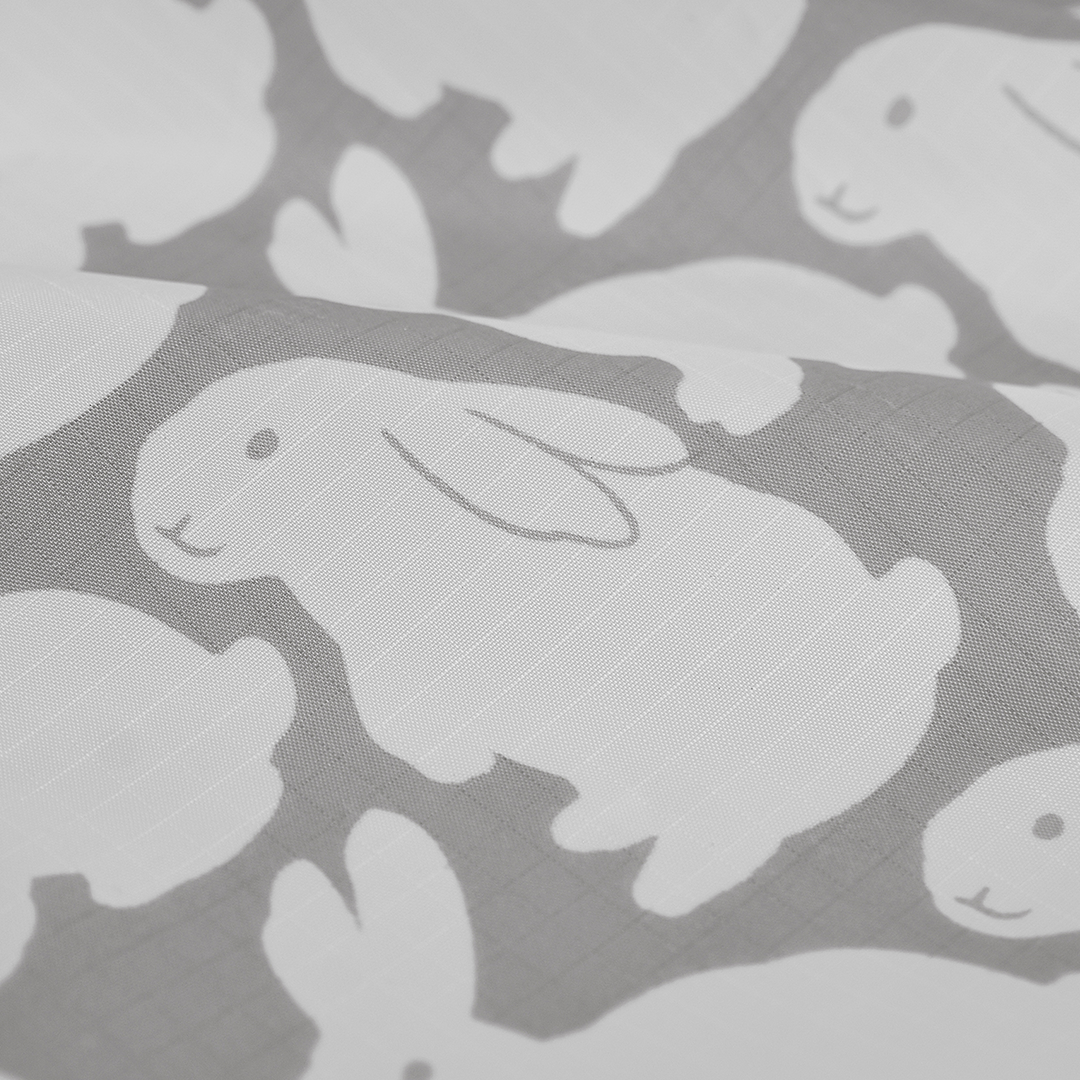 Ripstop Little Gray Bunnies Pouch