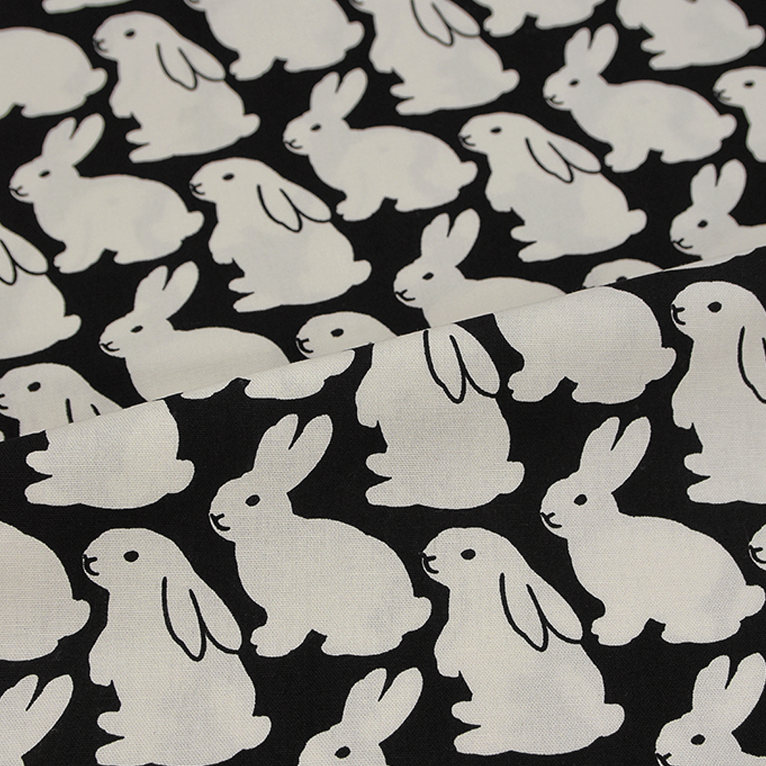 Little Black Bunnies Hobo Bag