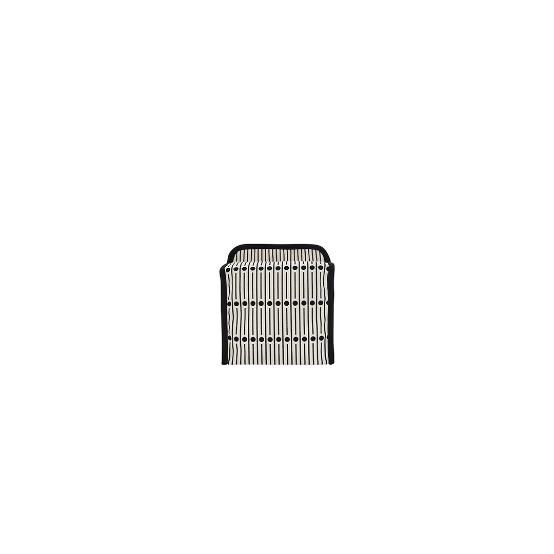 Miller Black Tissuebox Cover