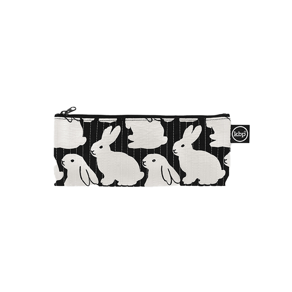 Quilting Little Black Bunnies Half Pouch