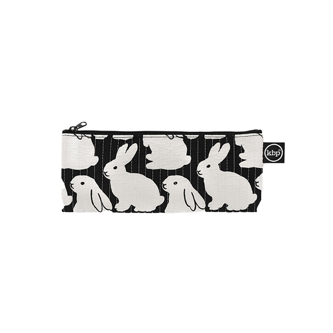 Quilting Little Black Bunnies Half Pouch