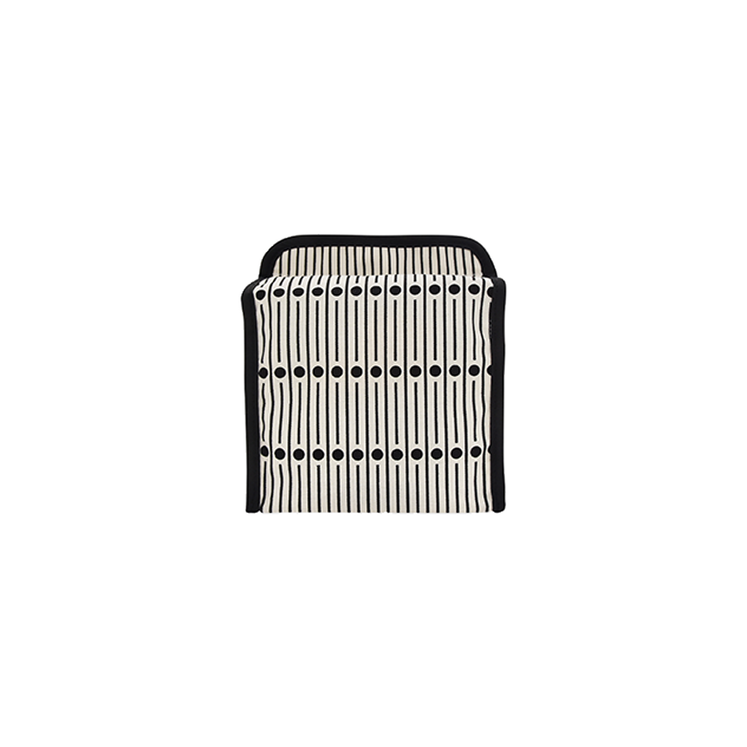 Miller Black Tissuebox Cover