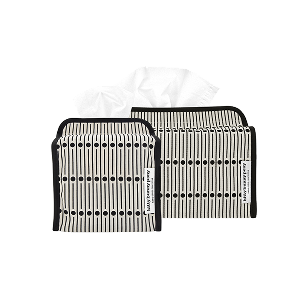Miller Black Tissuebox Cover