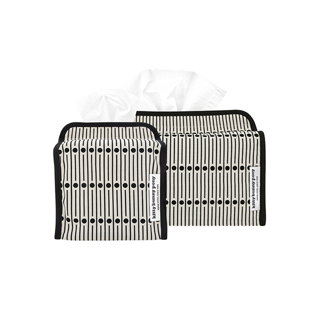 Miller Black Tissuebox Cover