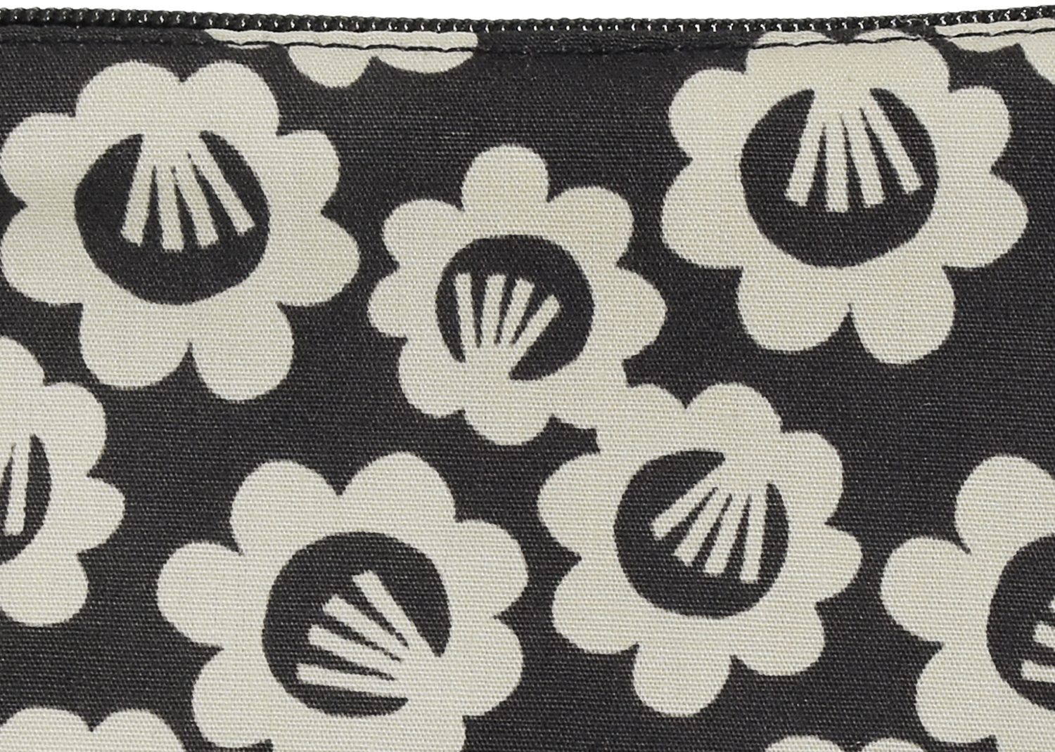 Black Pansy Pouch by Jessica Nielsen