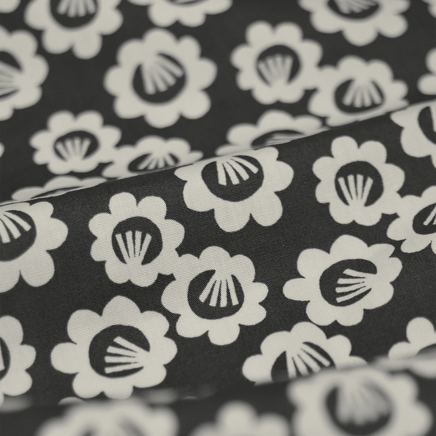 Black Pansy Pouch by Jessica Nielsen