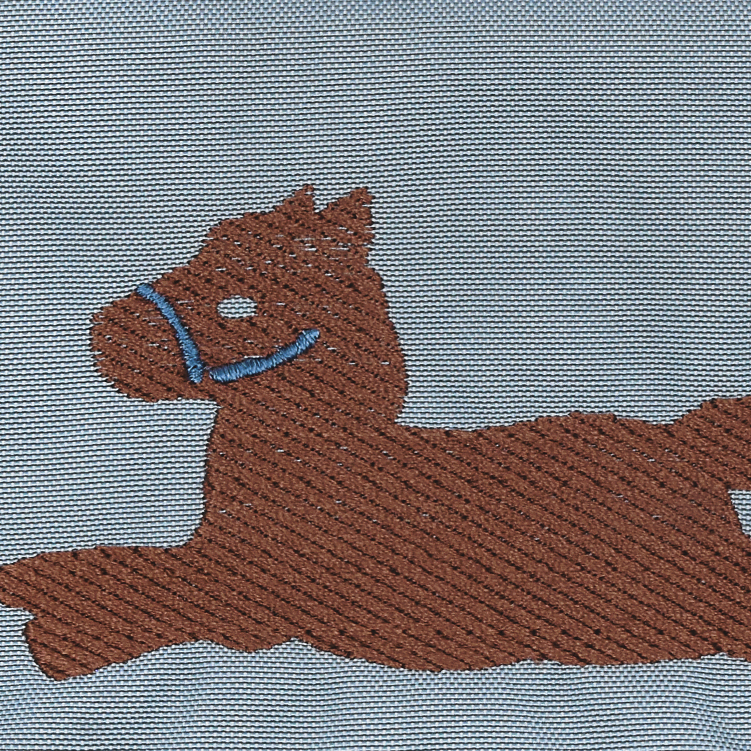 Happy Pony Embroidery Pouch