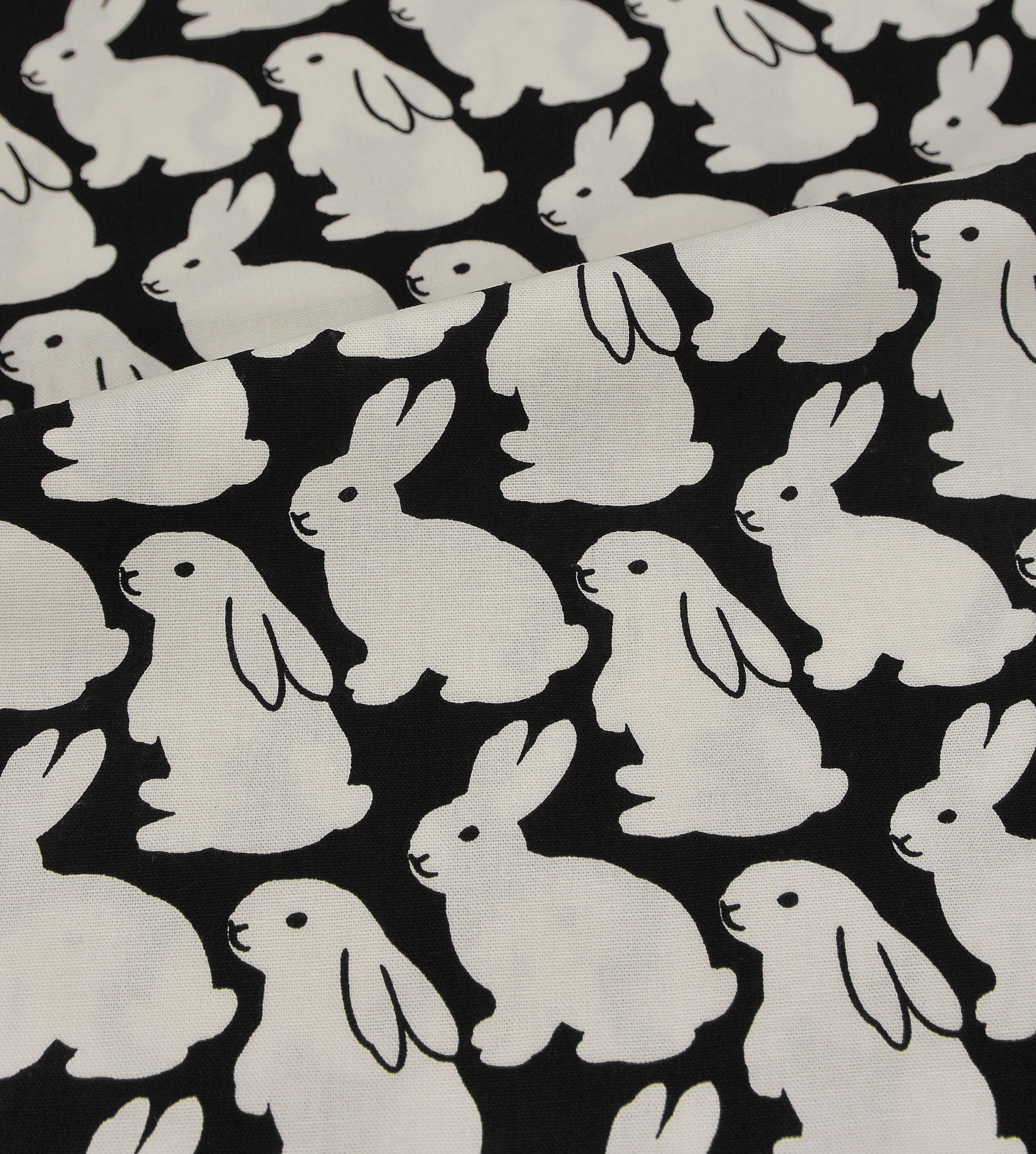 Little Black Bunnies Long Apron