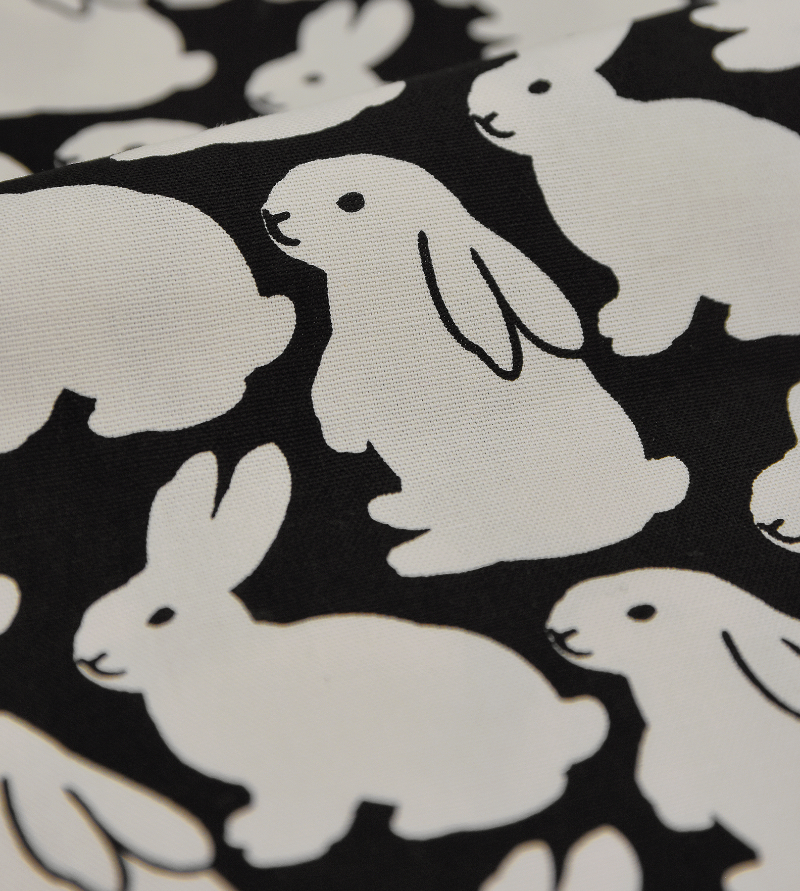 Little Black Bunnies Long Apron