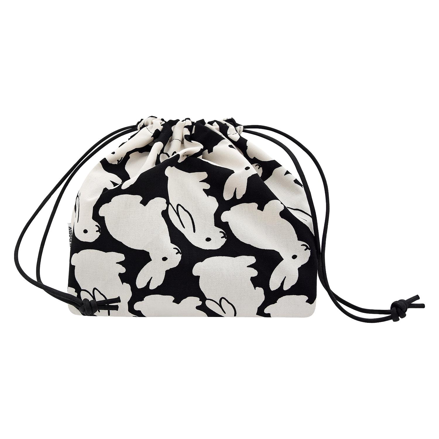 Plump Pouch  Ripstop Little Black Bunnies
